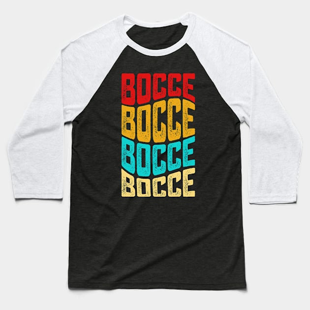 Vintage Bocce Baseball T-Shirt by Hensen V parkes